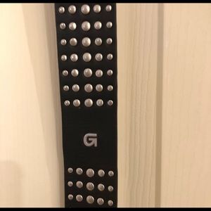 Genuine Leather Burton Studded Belt
